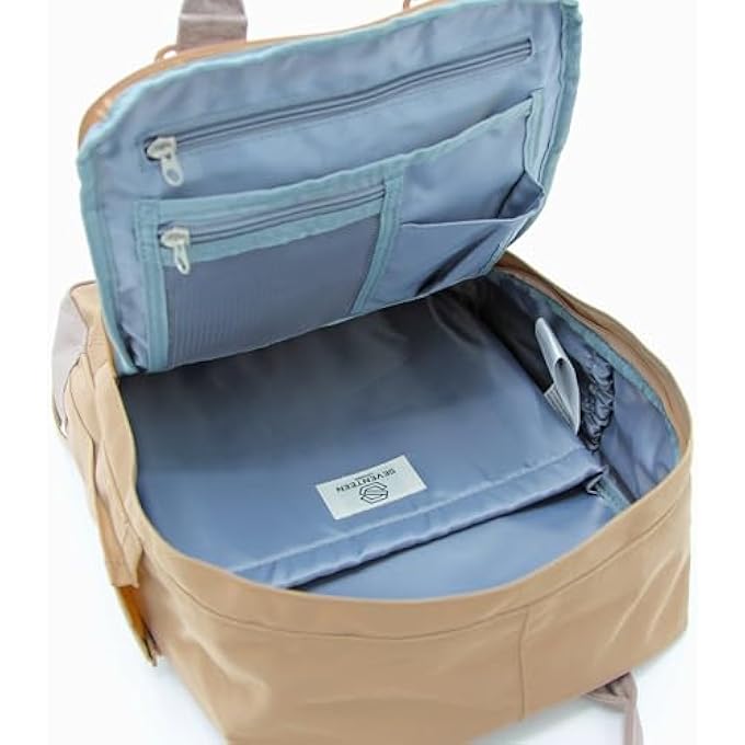 SEVENTEEN Modern Urban Unisex Wimbledon Backpack in a Classic Slim Simple Design  Fits Laptop up to 13 - Image 5