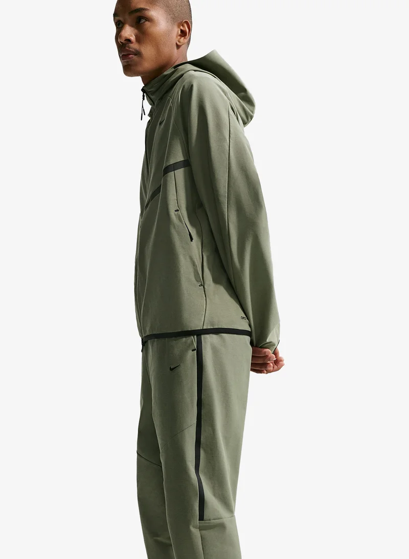 Nike Silver Sage/Black Tech Short Knitted Drill Sweatpants for Men | Best Price UAE