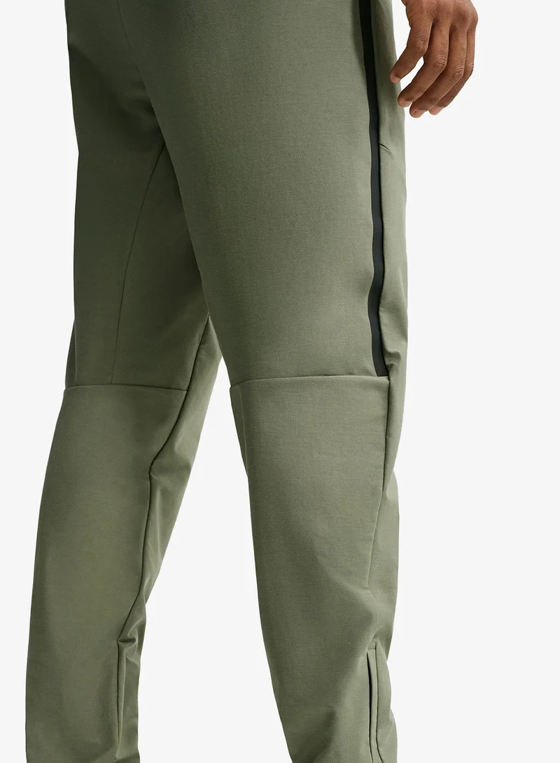Nike Silver Sage/Black Tech Short Knitted Drill Sweatpants for Men | Best Price UAE
