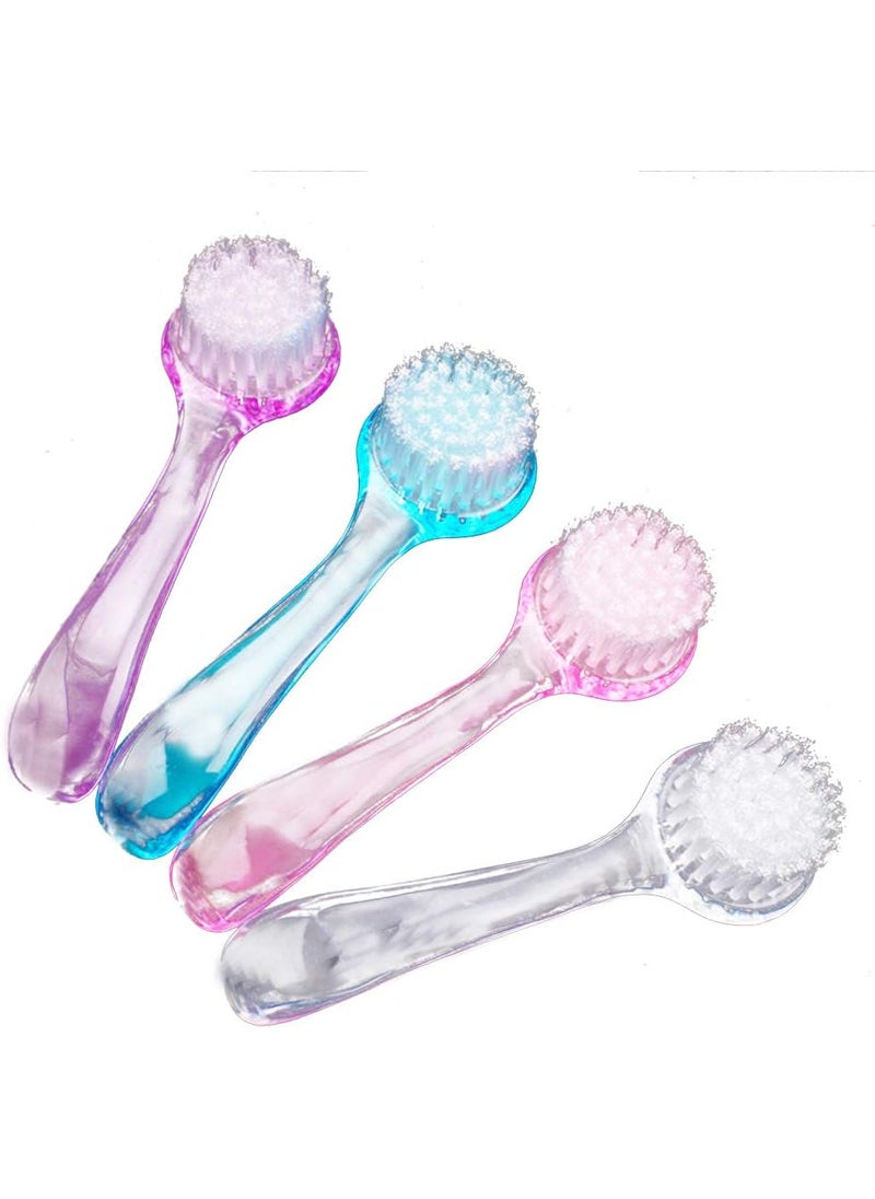 Artibetter - Artibetter 4PCS Face Cleaning Brush with Cap Pore Scrub Facial Exfoliator Cleaner - Image 1