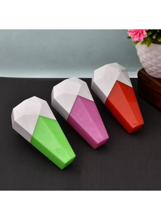 Ascension ضوء ليلي بلاستيكي على شكل ماسة للأطفال للرضاعة هدايا مفضلة لحفلات عيد الميلاد متعددة الألوان (عبوة من 1) - Image 4