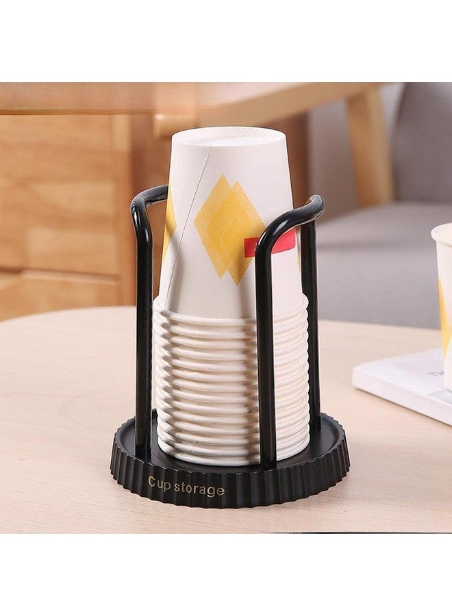 Beauenty Coffee Cups Base Holder Black Plastic holder,Elegant Cup Holder Stand for Bathroom Vanity Or Kitchen Countertop - Image 5