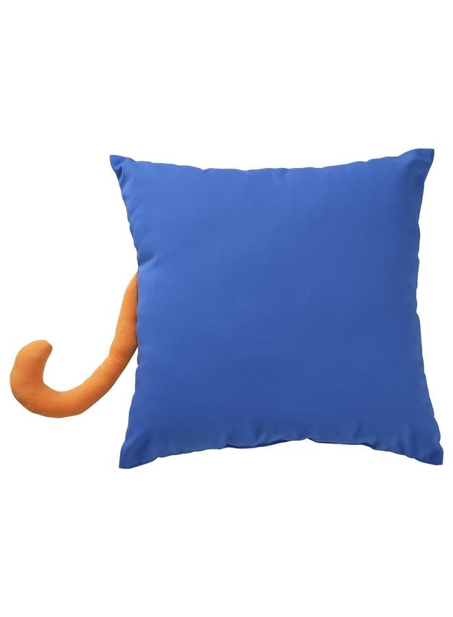 erorex Cushion, blue/tiger, 50x50 cm - Image 2