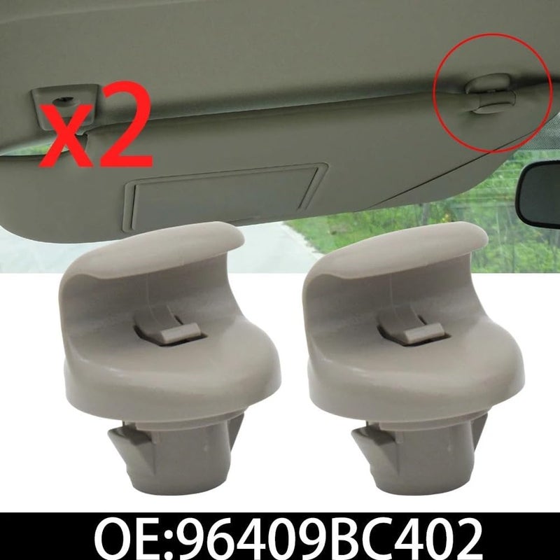Wivplex 2x Sun Visor Hook Clips for Nissan Qashqai & Dualis - Image 4