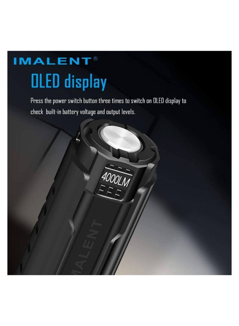 Imalent LD70 LED Flashlight 4000 Lumens, OLED Display, IPX8 Waterproof - Image 3