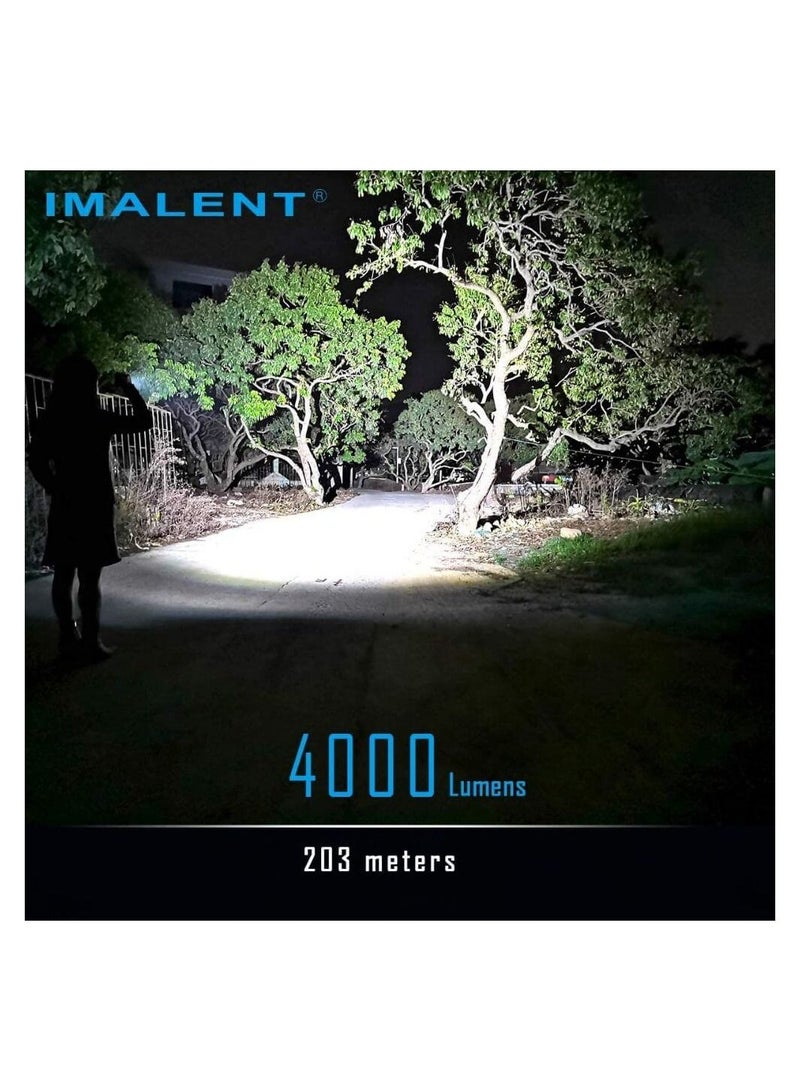 Imalent LD70 LED Flashlight 4000 Lumens, OLED Display, IPX8 Waterproof - Image 4