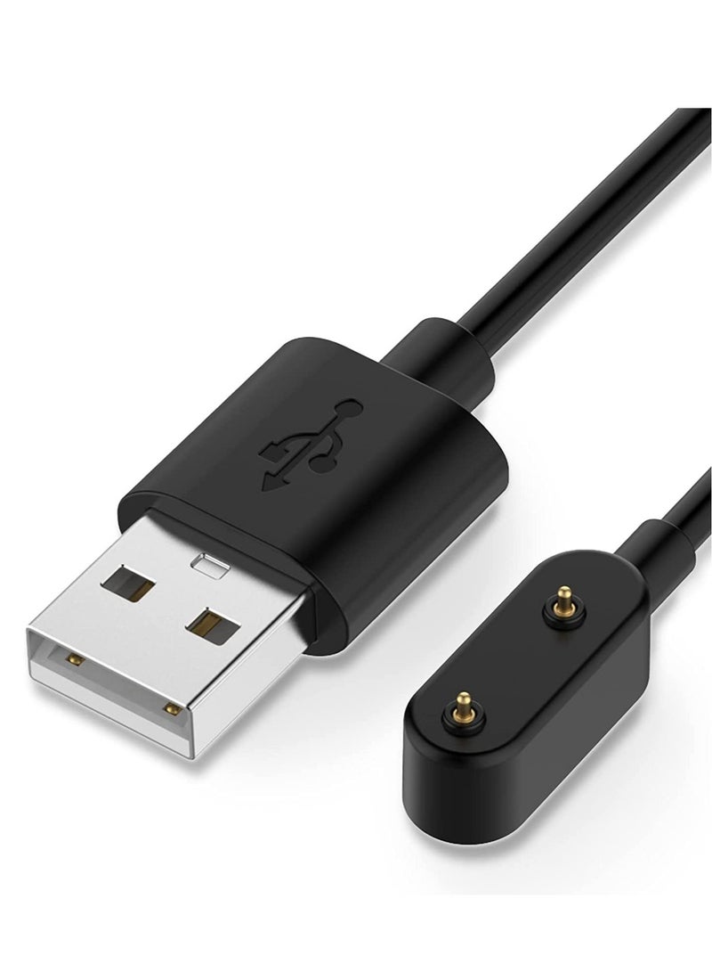 إلترازون Charger Compatible with Huawei Watch Fit, USB Charging Cable Cord Base Dock Charger Adapter Stand For Huawei Band 6 smartwatch (Black) - Image 1