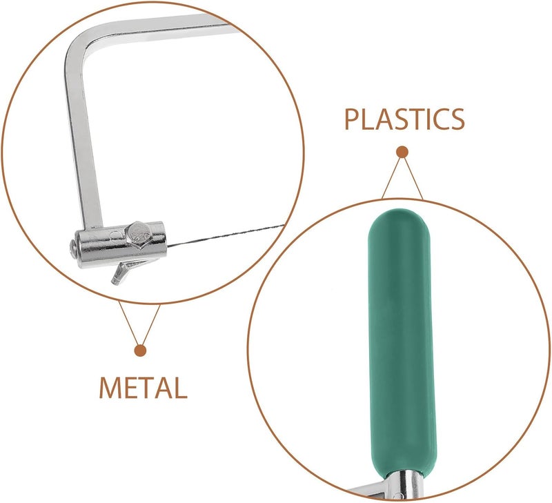 WOONEKY Mini U-shaped Jewelry Saw Bow Small Portable Hand Saw for Jewelry Making and DIY Metal Cutting for Precision Crafting - Image 3