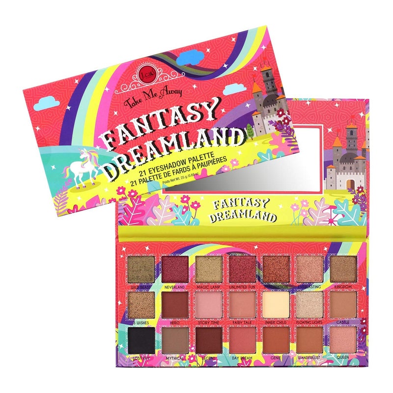 J.CAT BEAUTY Take Me Away 21 Eyeshadow Palette - Fantasy Dreamland - Image 1