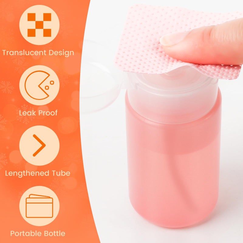 Corconess 400PCS Lint Free Nail Wipes with Dispenser - Gel Nail Polish Remover Wipes with Acetone Dispenser,Lash Extensions Glue Cleaning Wipe with 1PCS Empty Pump Dispenser Bottle Nail Supplies - Image 4