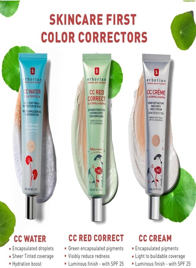 erborian - ERBORIAN CC Cream SPF 25, Dore - Lightweight Coverage & Sun Protection 15ml - Image 1