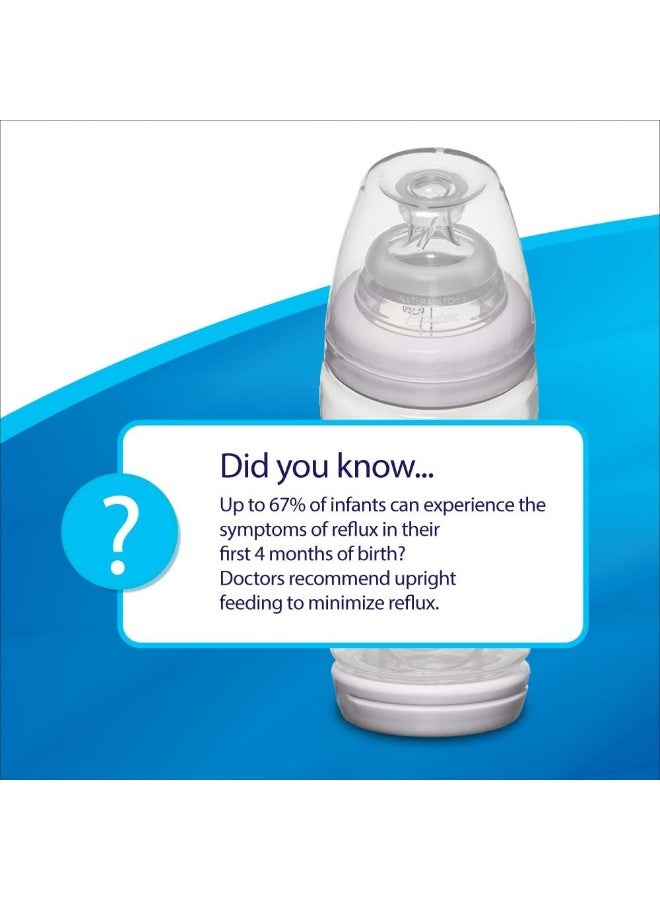 Playtex Baby Ventaire Anti Colic Baby Bottle, BPA Free, 6 Ounce - 3 Pack - Image 5