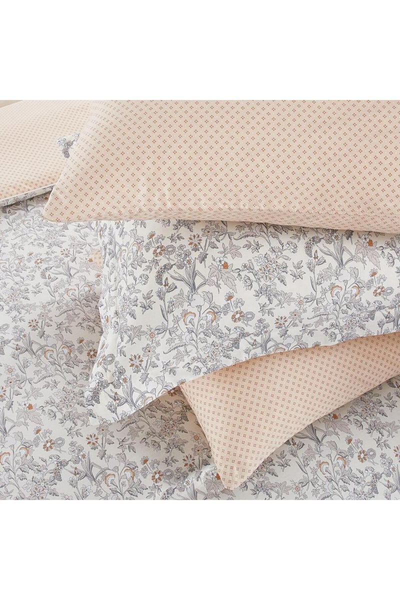 Melen Summer Cotton Double Bedspread 8-Piece - Zafira - Beige - White - Image 3