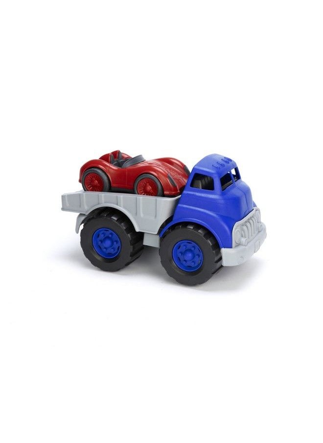 Green Toys Flatbed With Racecar/ Cb2  - Image 1