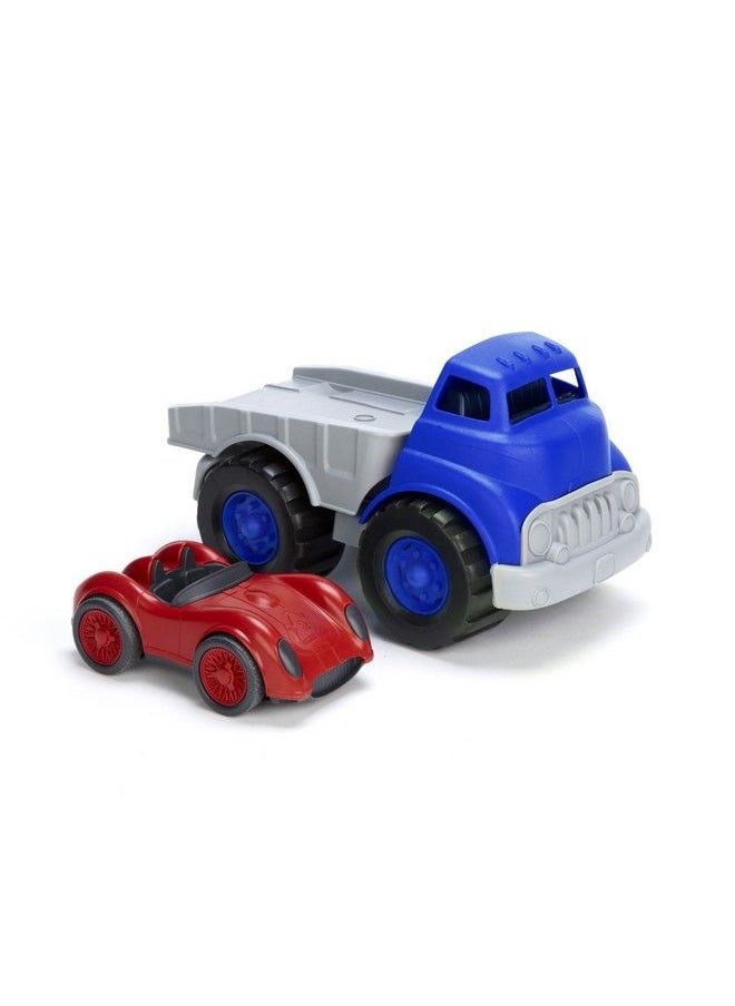 Green Toys Flatbed With Racecar/ Cb2  - Image 3