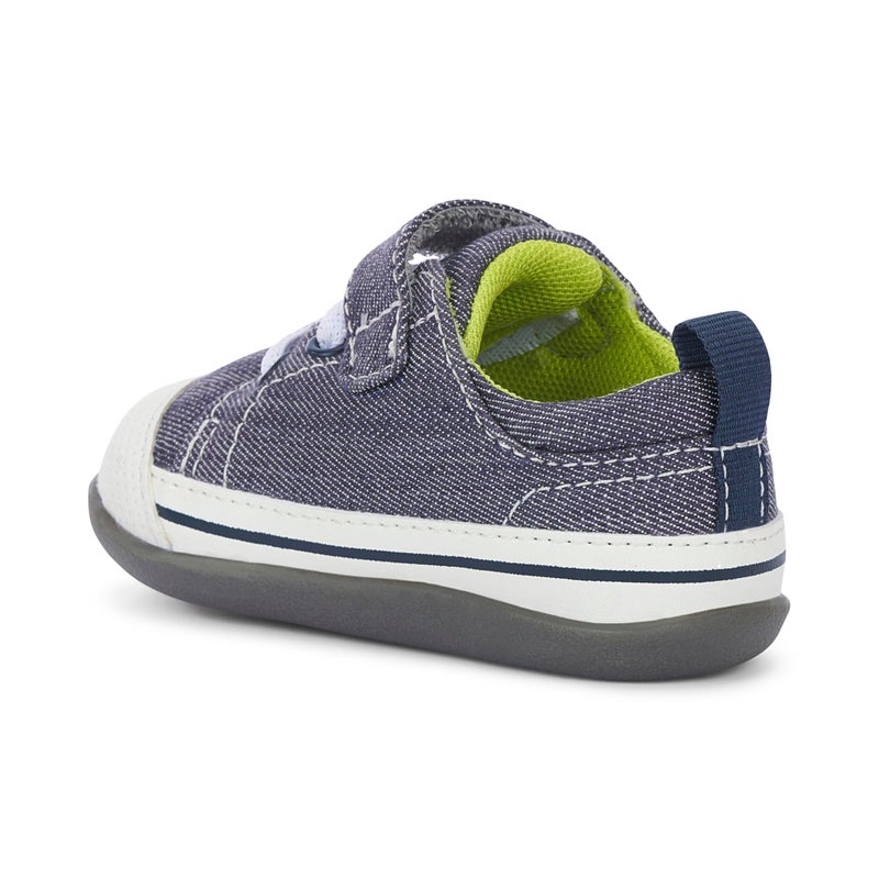 See Kai Run Stevie II INF - First Walker Shoe for Infants, Gray/Lightning, Infant 3 - Image 2