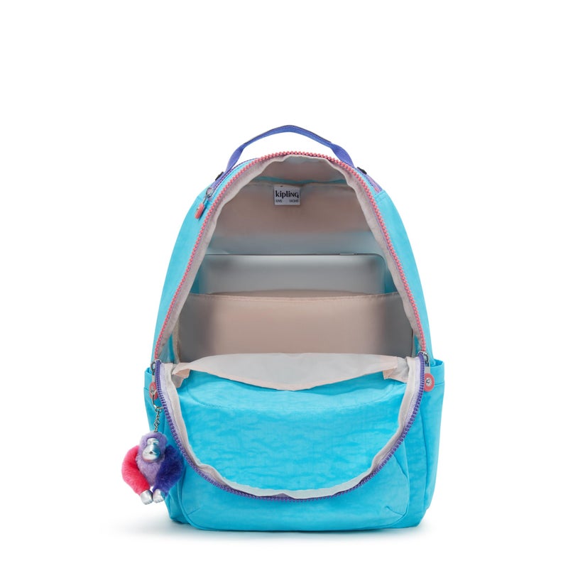 KIPLING KIPLING Kipling Women's Seoul Fc 15" Laptop Backpack, Durable, Roomy with Padded Shoulder Straps, Built-In Protective Sleeve - Image 3