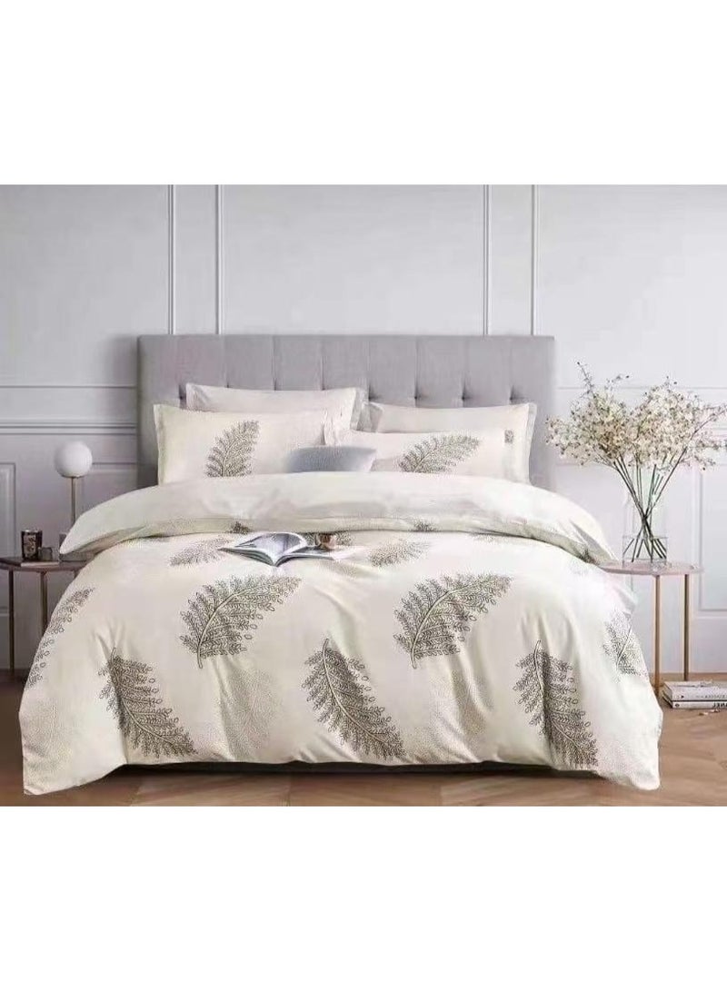 AL RAID King Size 6-Piece Bedding Set – Soft, Durable and Breathable Bed Sheets with Duvet Cover, Deep Pocket Fitted Sheet & 4 Pillowcases – All-Season Comfort