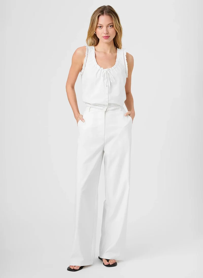 French Connection Lightweight Twill Relaxed Trousers