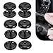 winterrock 10 Sets Seat Belt Button Stop SnapOn Seat Belt Clips Universal Fit Plastic Seatbelt Stopper Kit From Sliding Down Car Accessories Black - Image 2