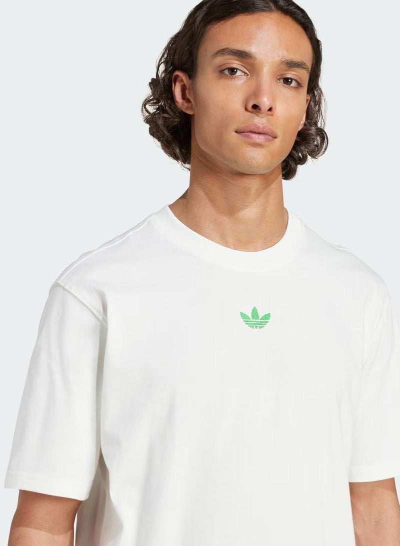اديداس تي شيرت أبيض أوريجينالز للجنسين - Image 3