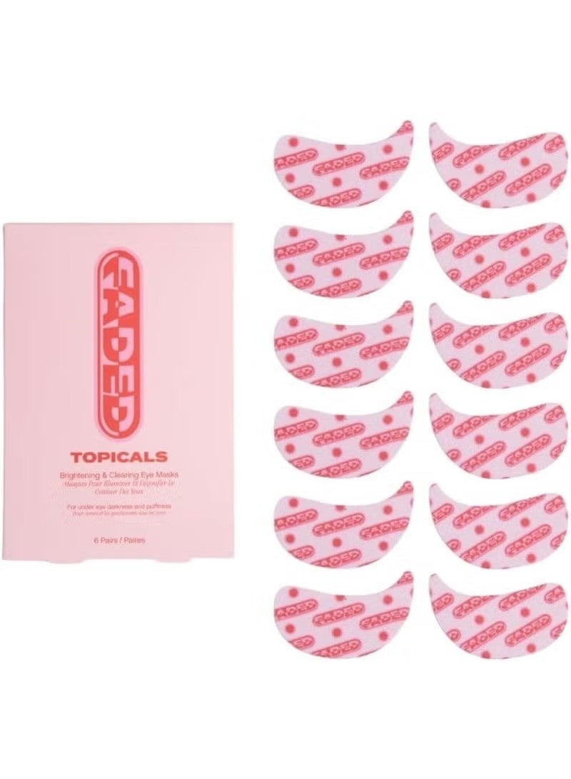 TOPICALS Brightening and Cleaning Eye Masks | Patches to Depuff, Hydrate, Brighten and Cool | Reduce Dark Circles and Fine Lines | (6 pairs) - Image 4