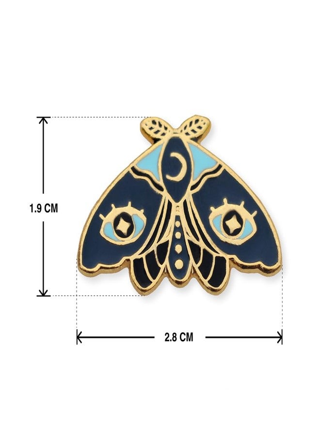 FURE Mystic Butterfly Enamel Pins - Set of 3 Multi-Colour Metal Enamel Pins for Men & Women - Image 3