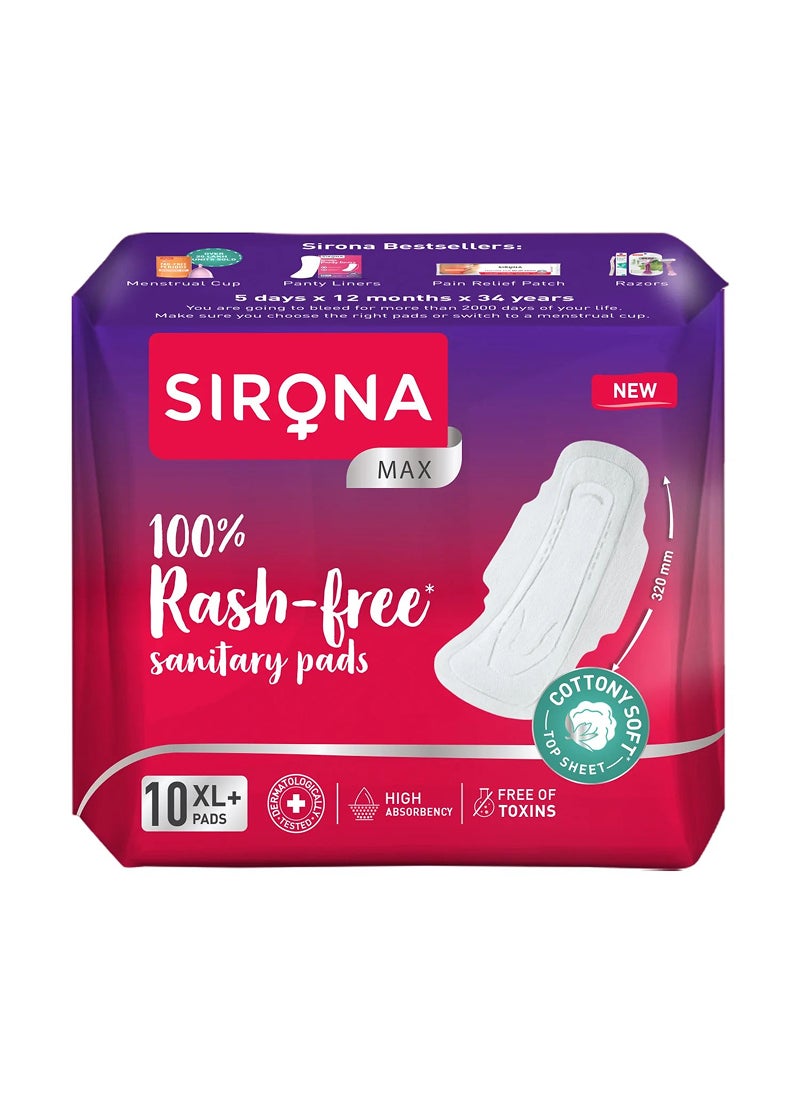 Sirona Sanitary Pads XL With Wings,100% Rash Free - Image 1