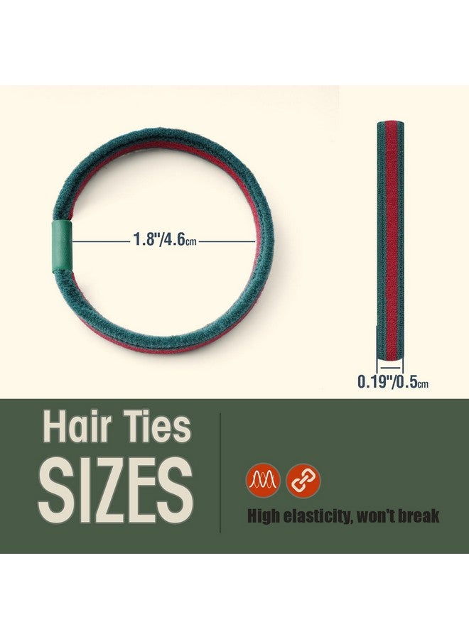 EasYoung Braided Mens Hair Ties For Men, For Buns Curly Thick Dense Hair Elastic Hair Ties For Guys, No damage No Crease Breakage, 9 Count (Pack of 1) - Image 4