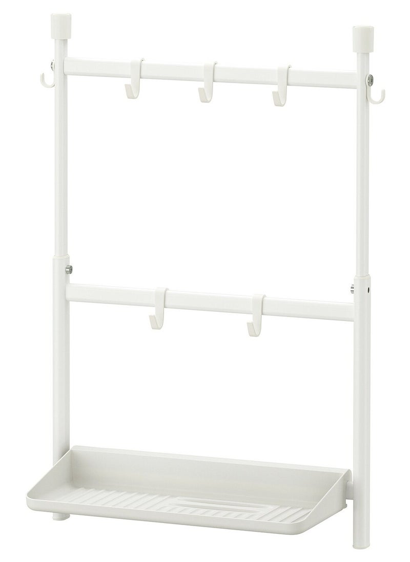 Generic Kitchen Organizer Set No Drill Dish Drainer with Hooks 
