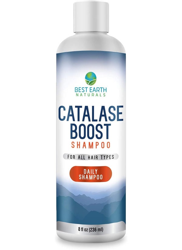 Best Earth Naturals Best Earth Naturals Catalase Formula Shampoo to Support Hair Vitality and Hair Health for Women and Men  8 fl oz 