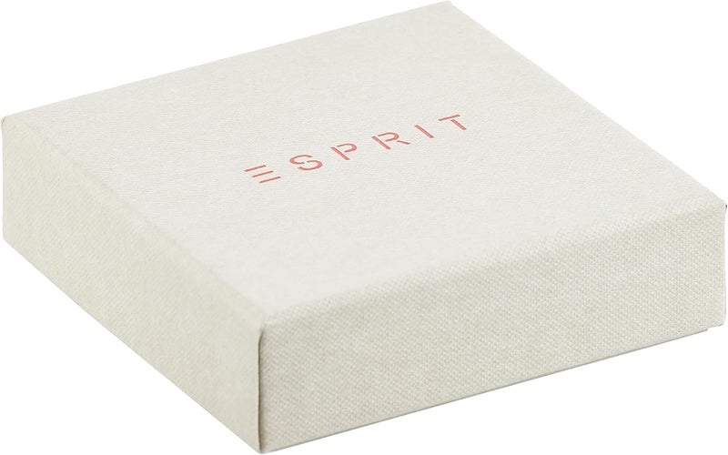 إسبريت أقراط نسائية من Esprit Fashion Rose-It-EXCLUSIVE مصنوعة من الفولاذ المقاوم للصدأ المطلي بالروديوم والزجاج الشفاف - Image 3