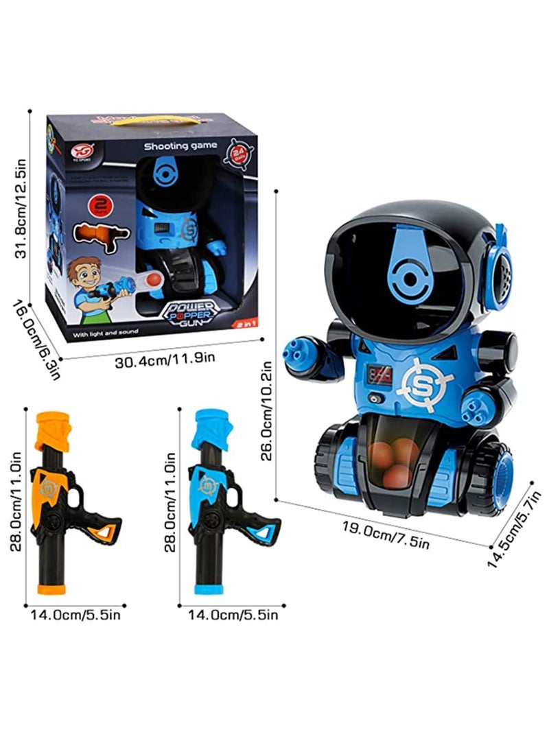 SYOSI - SYOSI Game Toys for Kids, Robot Shooting Game Gifts for 4 5 6 7 8 9 Year Old Boys, Games Toy Guns with 2 Air Toy Guns, 24 Soft Bullets, Fun Outdoor Indoor Birthday Gift Toys for Boys and Girls - Image 1