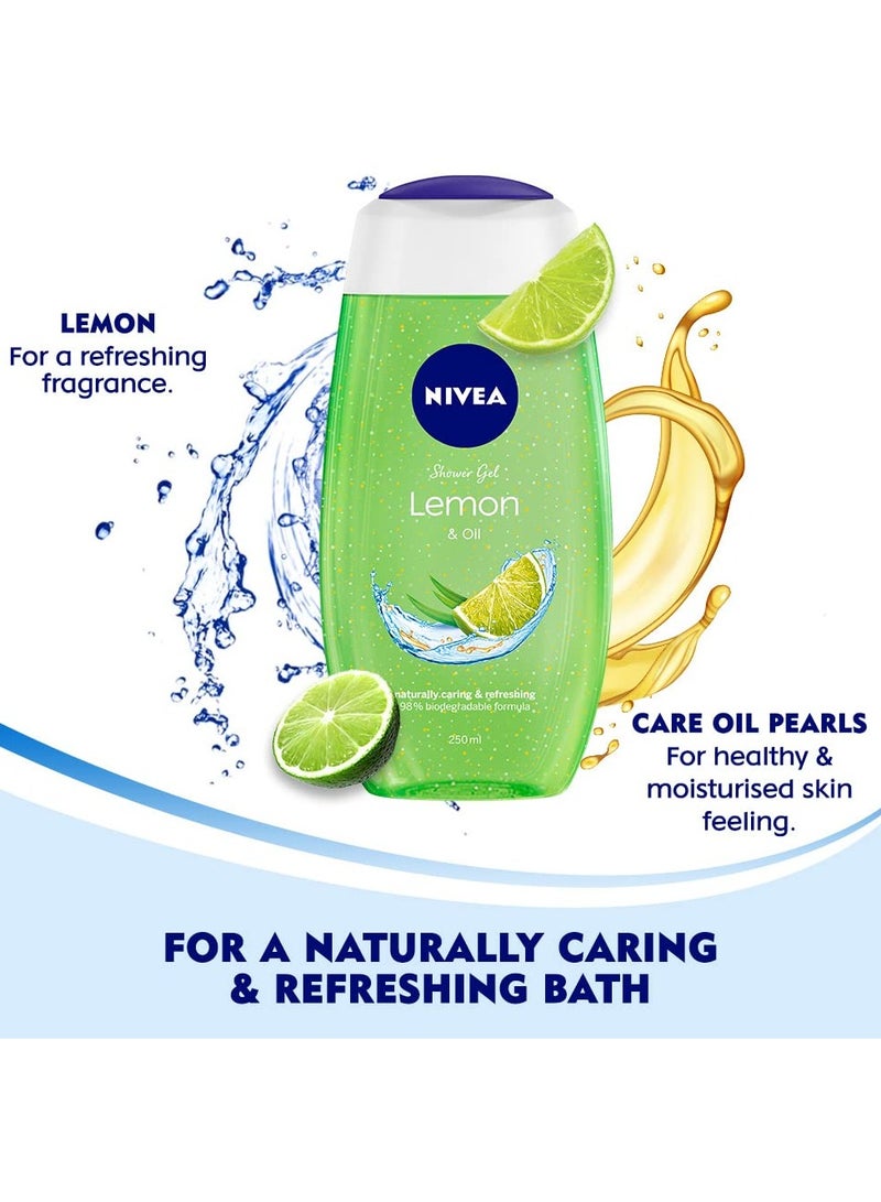 NIVEA Lemongrass and Oil Shower Gel(150ml) - Image 2