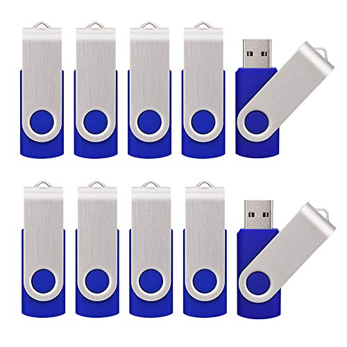 KALSAN 20 Pack 8GB USB Flah Drives Pack USB 2.0 8GB Flash Drive 20 Pack USB Memory Stick-Blue - Image 1