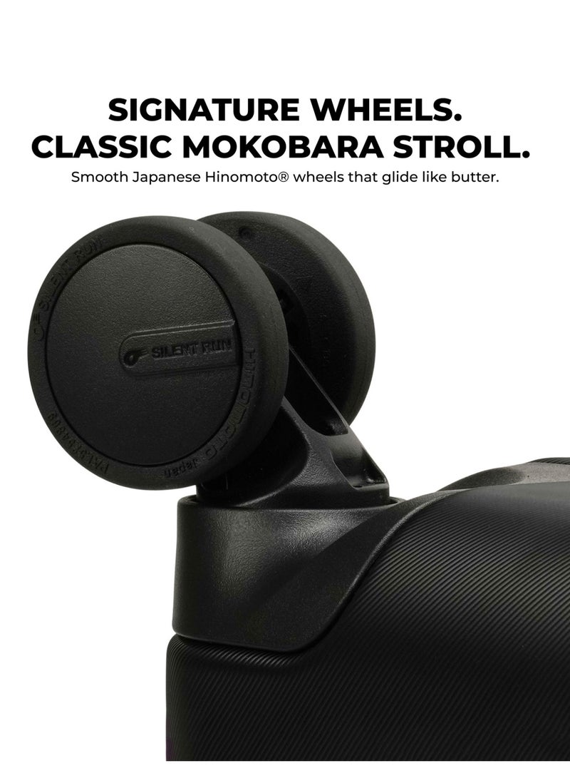 موكوبارا للتجارة ذ.م.م حقيبة سفر بتصميم الوصول - بولي كربونات ماكرولون ألماني | كريبتو صن راي .، أسود - Image 4