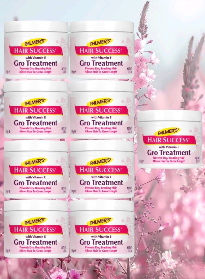 بالمرز 9 قطع علاج جرو هير نجاح يمنع جفاف الشعر وتكسره ويسمح للشعر بالنمو لفترة أطول مع فيتامين هـ 100 جرام - Image 1
