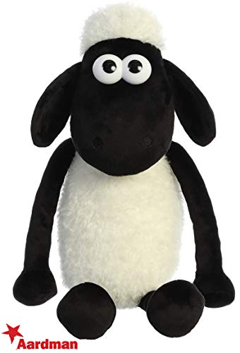 Aurora Playful Shaun The Sheep Stuffed Animal Endless Fun Farmyard Exploration White 17 Inches - Image 5