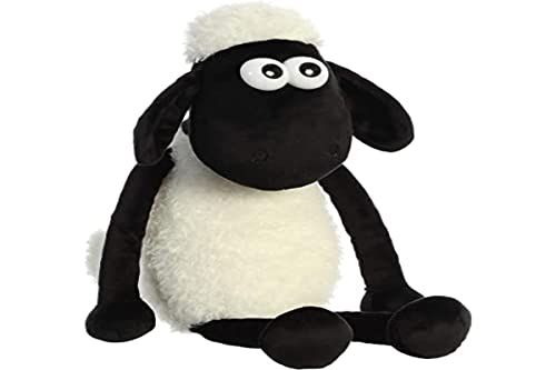 Aurora Playful Shaun The Sheep Stuffed Animal Endless Fun Farmyard Exploration White 17 Inches - Image 1