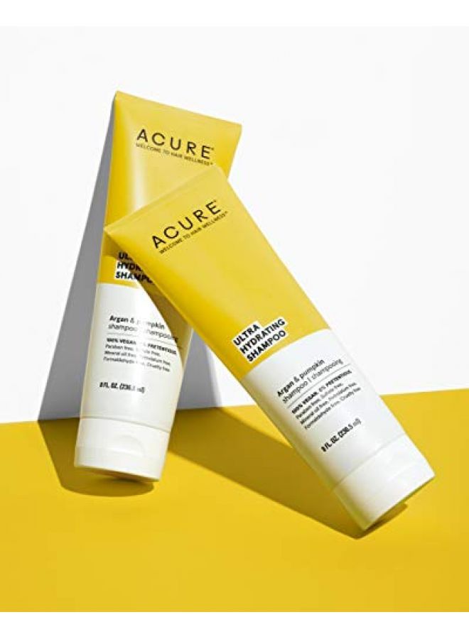 Acure Ultra Hydrating Shampoo & Conditioner Duo  100% Vegan  With Argan Oil & Pumpkin  Ultra Moisturizing  8 Fl Oz. Each - Image 2