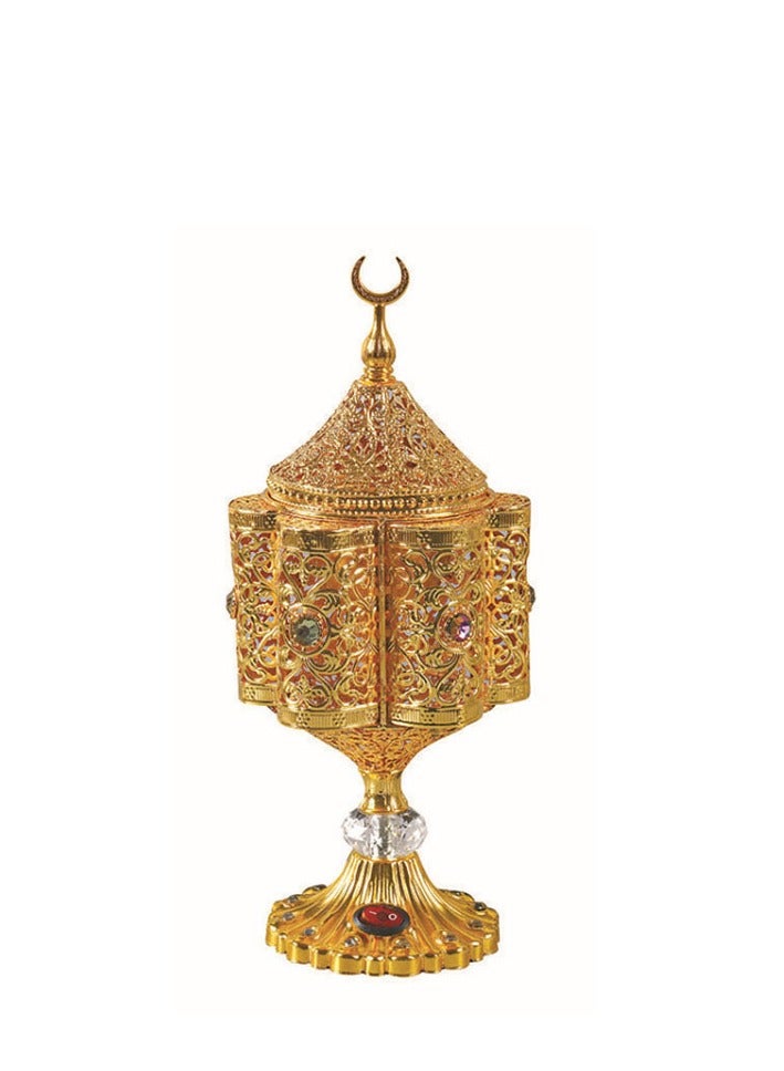 Classical Household Plug-In Incense Burner, Exquisite Sandalwood Incense Burner, Metal Craft Incense Burner - Image 1