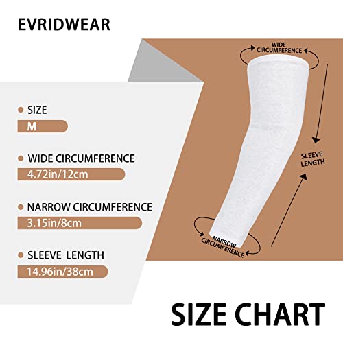 Evridwear Eczema Arm or Leg Sleeves, 5 Pairs Pure Cotton Fabric Prevent Scratching and Rubbing Eczema Skin Diseases Diabetes for Adults(M) - Image 2