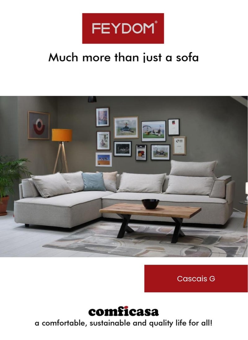 COMFICASA - FEYDOM CasCais G Alure Nature : Modular Sofa bed - Image 1