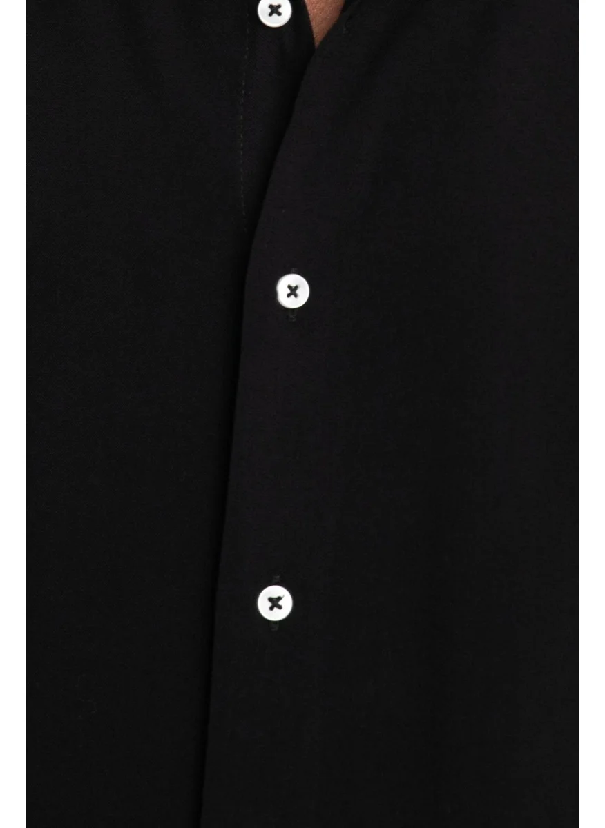 Tudors Slim Fit Slim Fit Long Sleeve Flowy Viscose Stylish Men's Shirt -