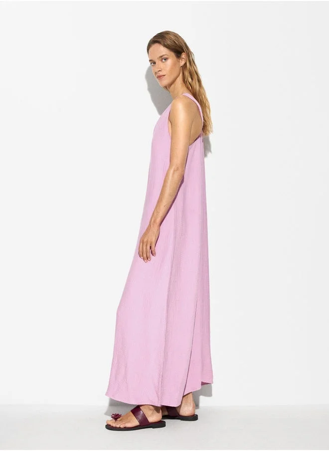 PARFOIS Long Dress With Texture