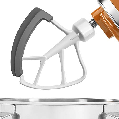 KITCHPOWER 4.5-5 Quart Flex Edge Beater for KitchenAid Tilt-Head Stand Mixers White - Image 3