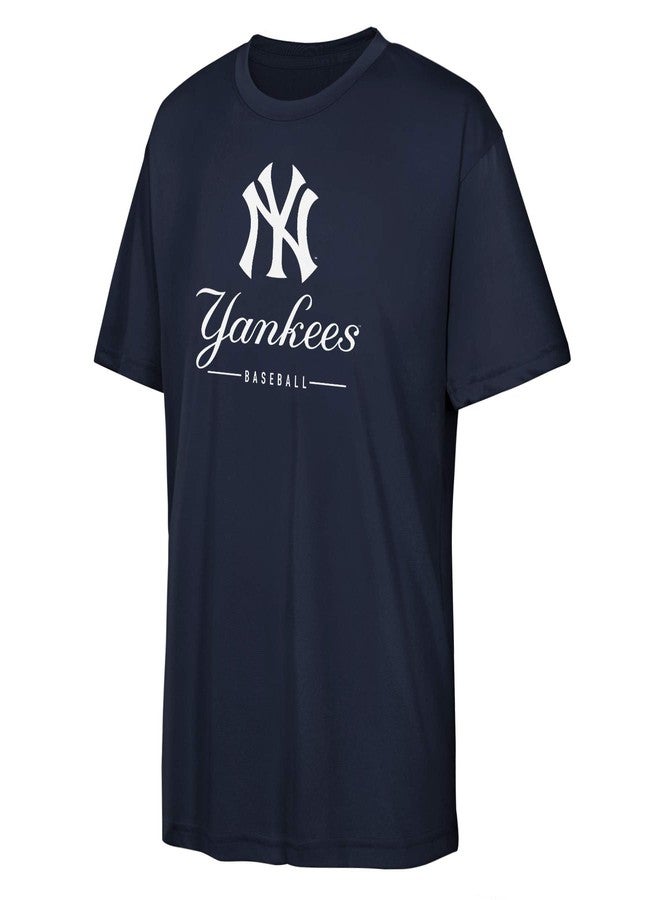 Outerstuff MLB Kids Youth 4-20 Official Team Spirit Premier T-Shirt (US, Numeric, 10, 12, Regular, New York Yankees - Navy) - Image 1