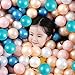 Heopeis Ball Pit Balls Pack of 100 New 6 Pearl Colors Phthalate Free BPA Free Crush Proof Plastic Balls for Toddlers 15 Play Balls for Babies Ball Pit Ball Pool - Image 2