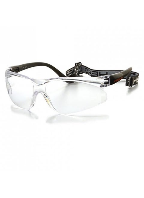 Head Racquetball Goggles - Impulse Anti Fog And Scratch Resistant Protective Eyewear W/Clip On Adjustable Strap