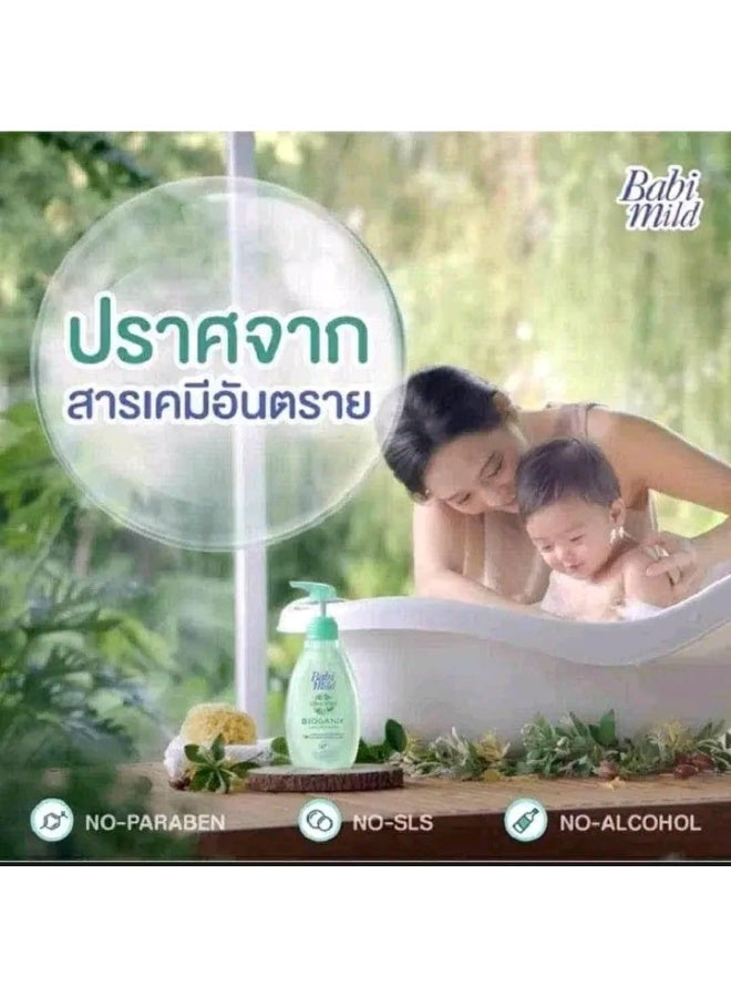 BABIMILD Relaxing Lavender Organic Head & Body Baby Bath - 180ml - Image 3